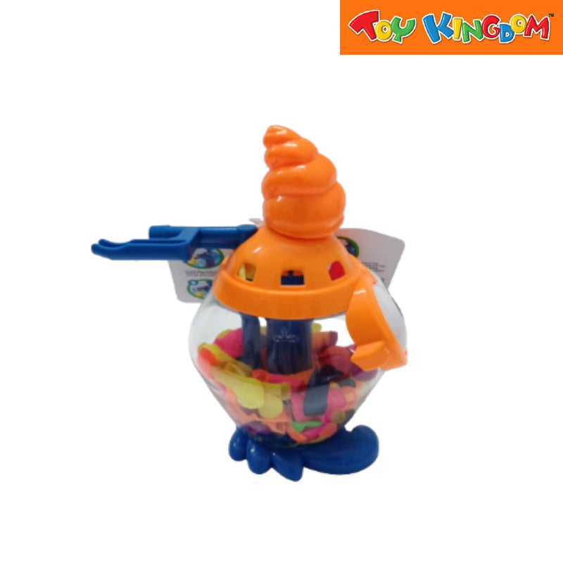 Crab Orange Water Balloon Pump With 100pcs Water Balloons