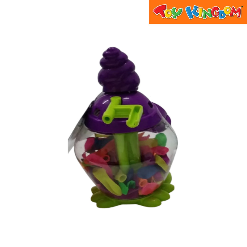 Crab Purple Water Balloon Pump With 100pcs Water Balloons