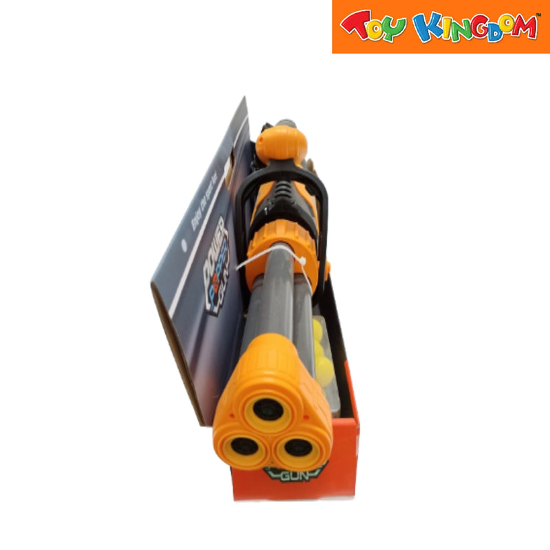 Orange Power Popper Gatling Machine Gun