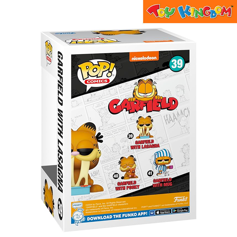 Funko Pop! Comics Nickelodeon Garfield With Lasagna Vinyl Figure