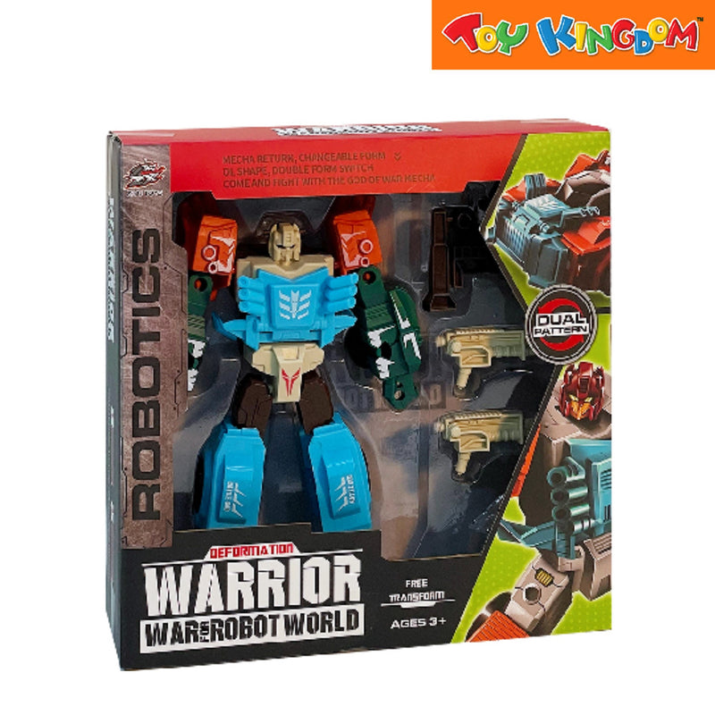 Deformation Warrior War For Robot World Blue 9 inch Robotics Figure