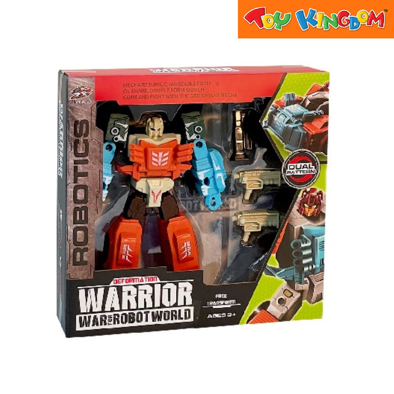 Deformation Warrior War For Robot World Orange 9 inch Robotics Figure