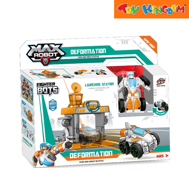 Deformation Max Robot White Figther Bots Figure