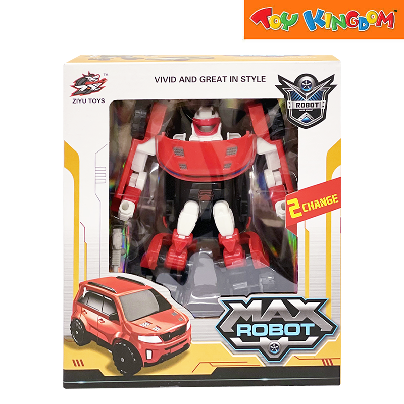 Robot Super Knight Red Deformation Vivid And Great In Style