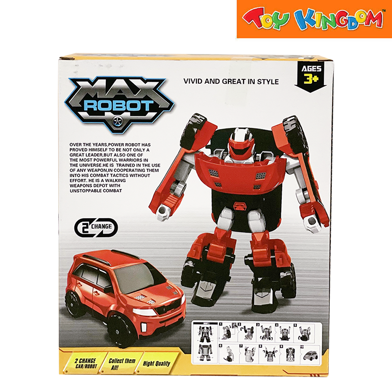 Robot Super Knight Red Deformation Vivid And Great In Style