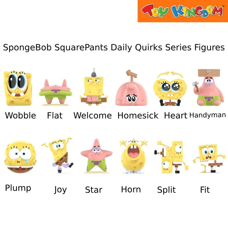 Pop Mart Daily Quirks Series SpongeBob SquarePants Figures