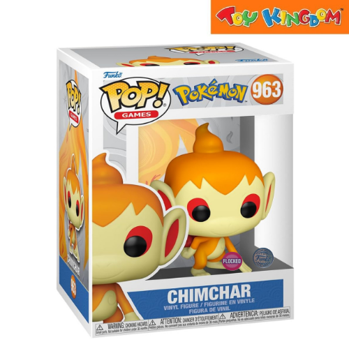 Funko Pop! Games Flocked Special Edition Pokemon Chimchar Vinyl Figure