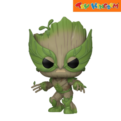 Funko Pop! Marvel We Are Groot As Wolverine Bobblehead Figure