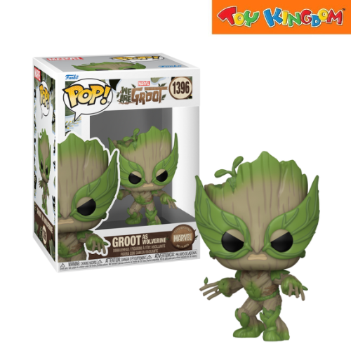 Funko Pop! Marvel We Are Groot As Wolverine Bobblehead Figure