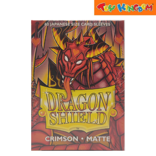 Arcane Tinmen Dragon Shield Crimson Matte 60 Japanese Size Card Sleeves