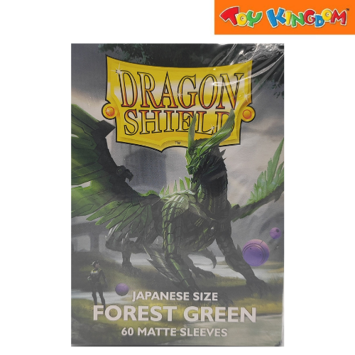 Arcane Tinmen Dragon Shield Forest Green Matte 60 Japanese Size Card Sleeves