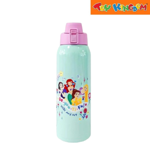 Zippies Lab Disney Princess More Than A Rainbow 1 Liter Insulated Tumbler With Carrying Pouch