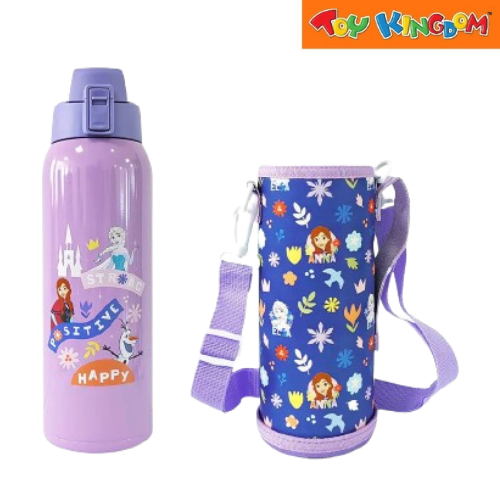 Zippies Lab Disney Frozen The Poet Inside 1 Liter Insulated Tumbler With Carrying Pouch