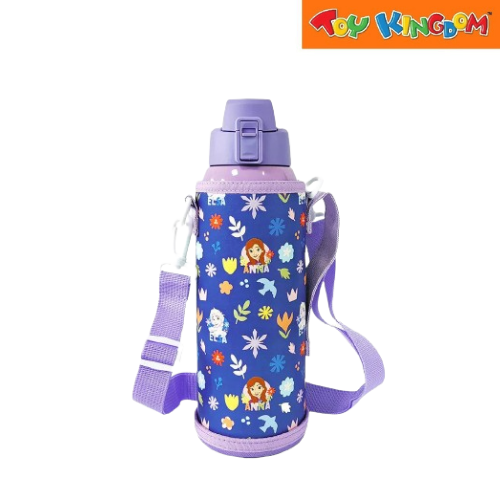 Zippies Lab Disney Frozen The Poet Inside 1 Liter Insulated Tumbler With Carrying Pouch