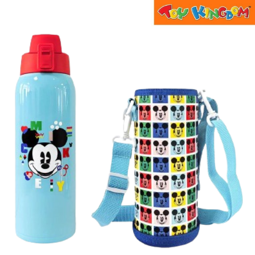 Zippies Lab Disney Mickey Mouse Shape Shifter 1 Liter Insulated Tumbler With Carrying Pouch