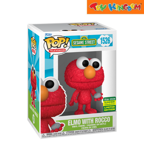 Funko Pop! Television Sesame Street Elmo With Rocco Vinyl Figure