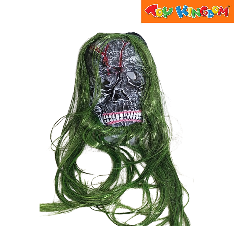 Halloween Green Hair Scary Mask