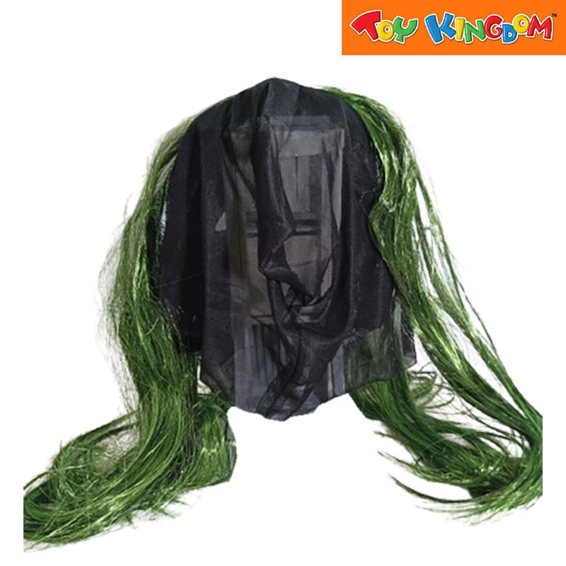 Halloween Green Hair Scary Mask