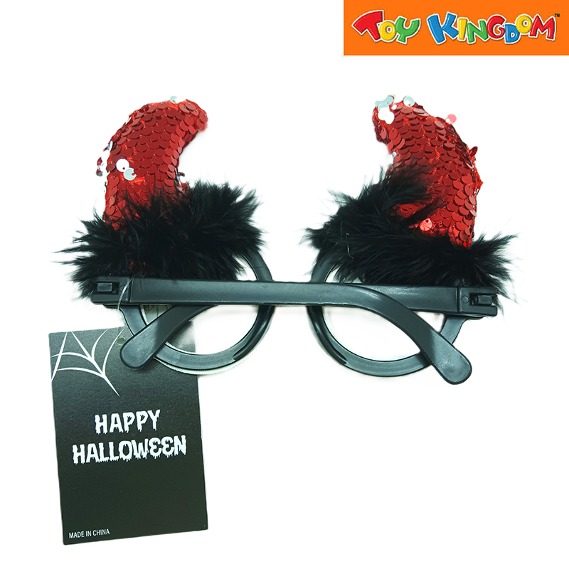 Halloween Glasses With Devil Horn