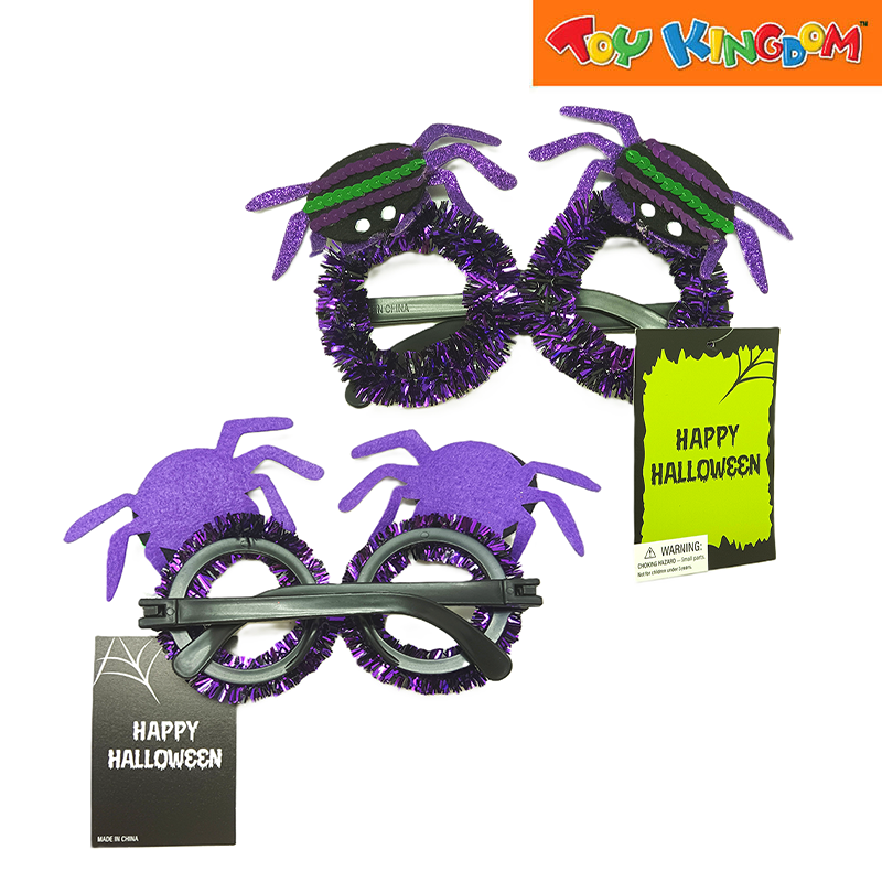 Halloween Glasses With Spiders