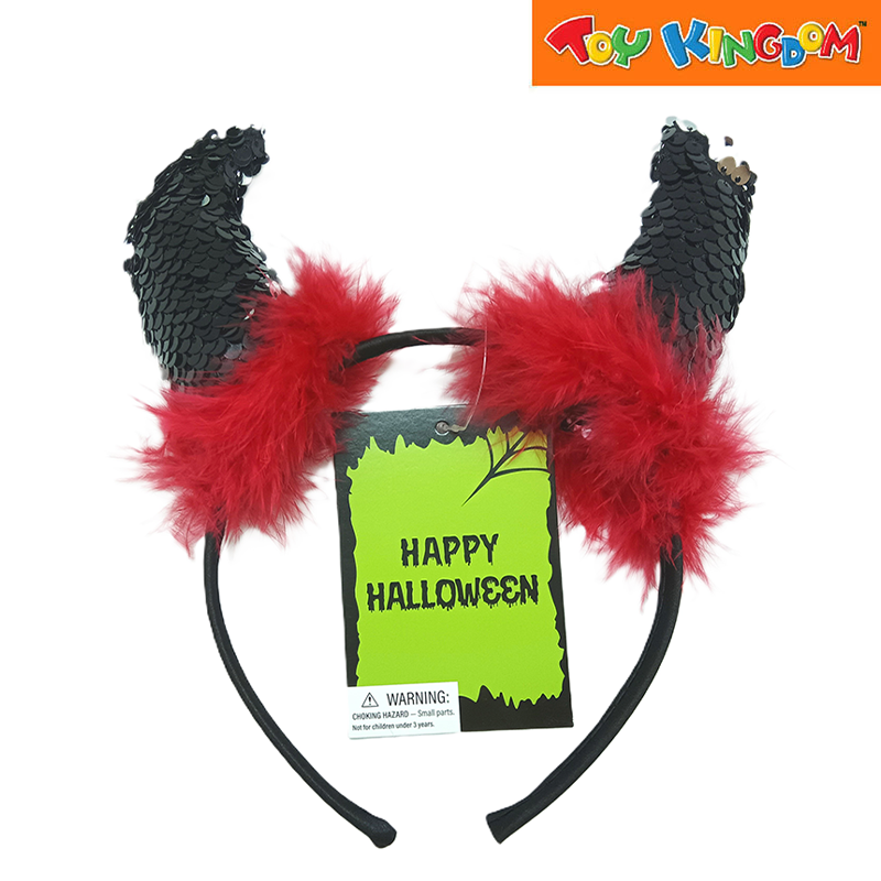 Halloween Headband With Devil Horn