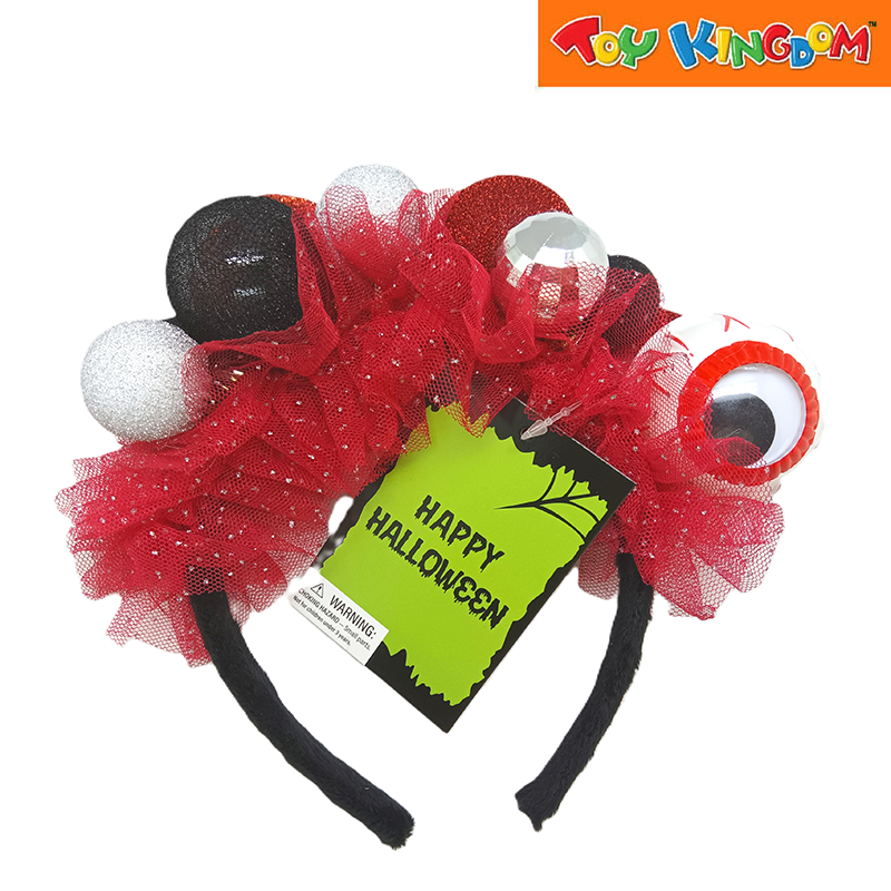 Halloween Headband With Eye Ball Red