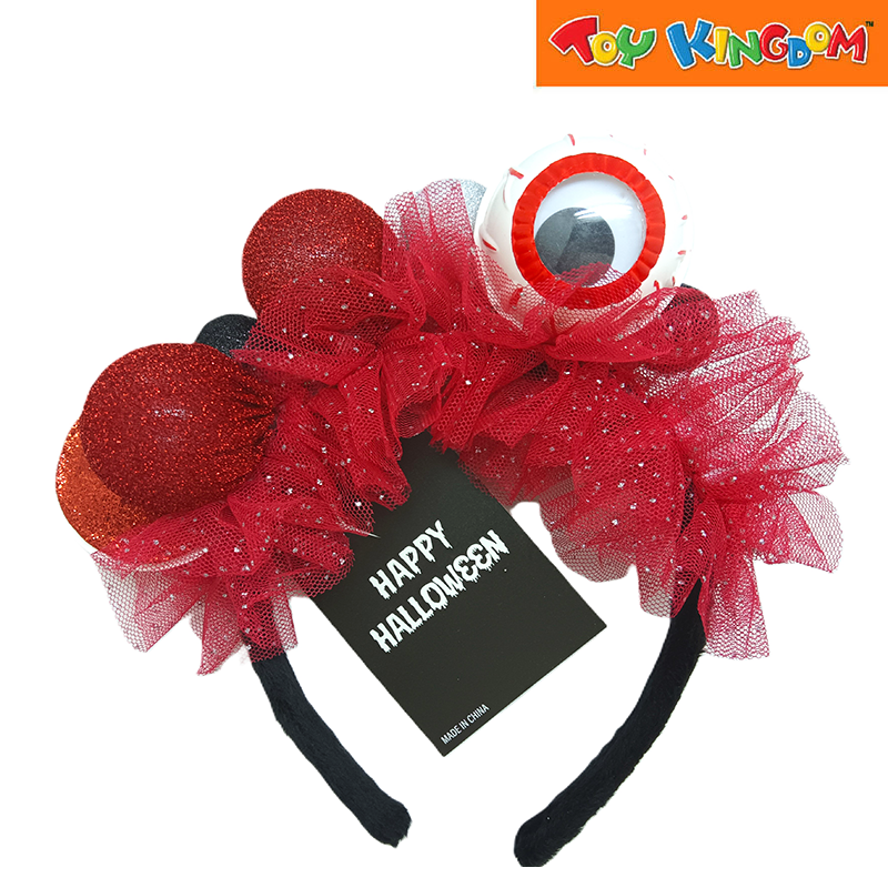 Halloween Headband With Eye Ball Red