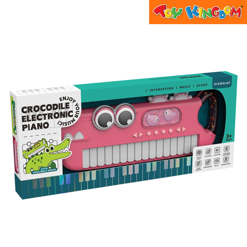 Crocodile Pink Electronic Piano