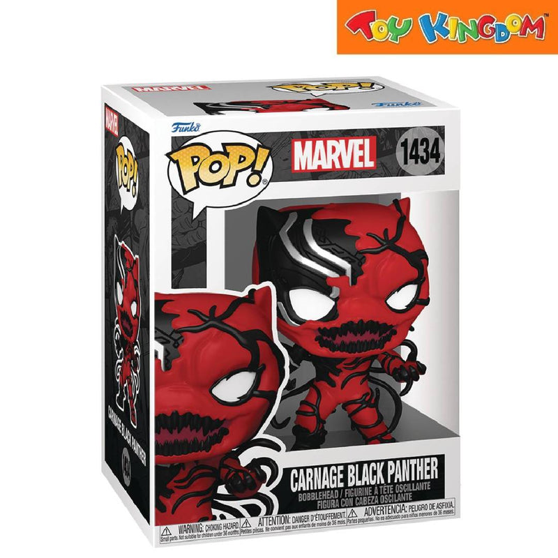 Funko Pop! Marvel Carnage Black Panther Bobblehead Figure