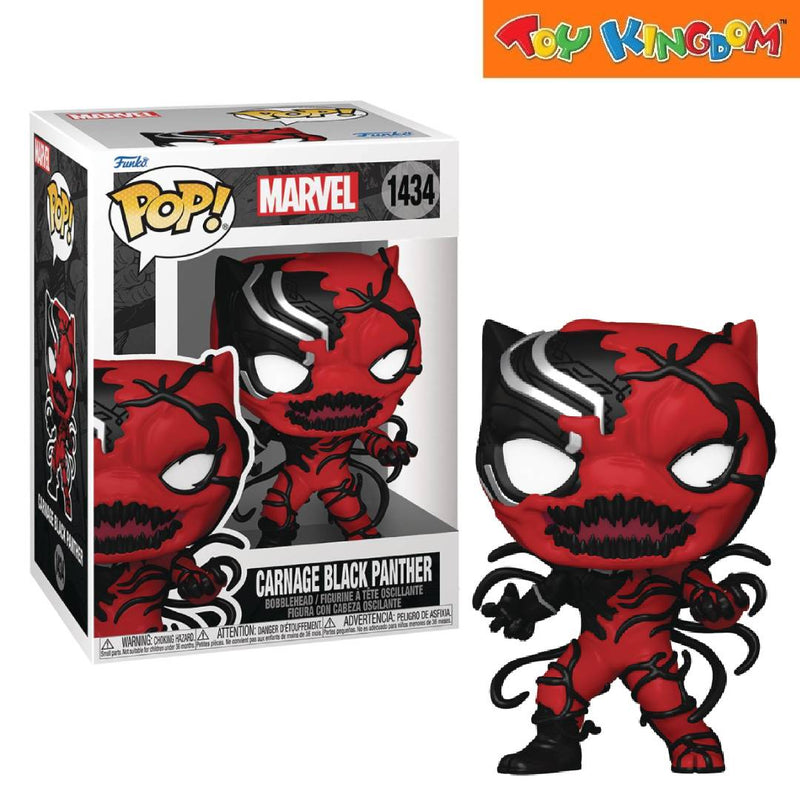 Funko Pop! Marvel Carnage Black Panther Bobblehead Figure