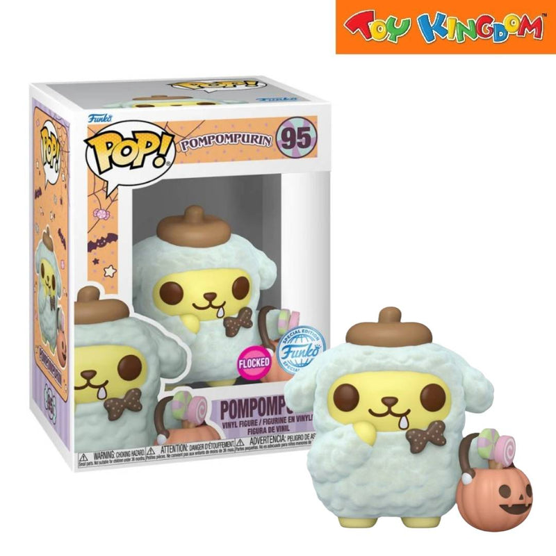 Funko Pop! Halloween Hello Kitty And Friends Pompompurin With Bucket Flocked Vinyl Figure