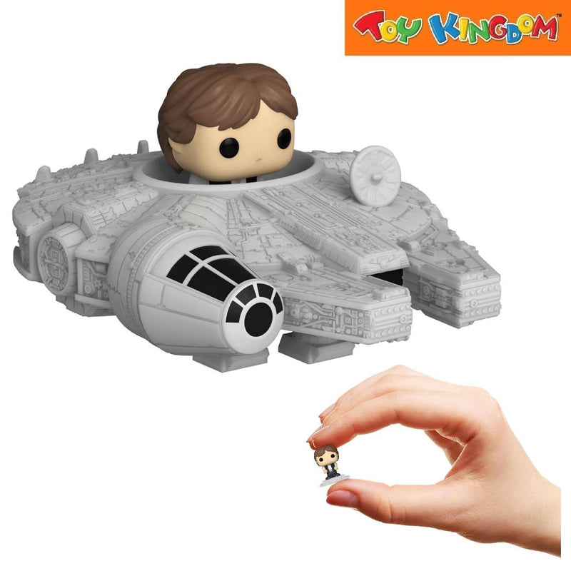 Funko Bitty Pop! Star Wars Han Solo & The Millennium Falcon Vinyl Figure