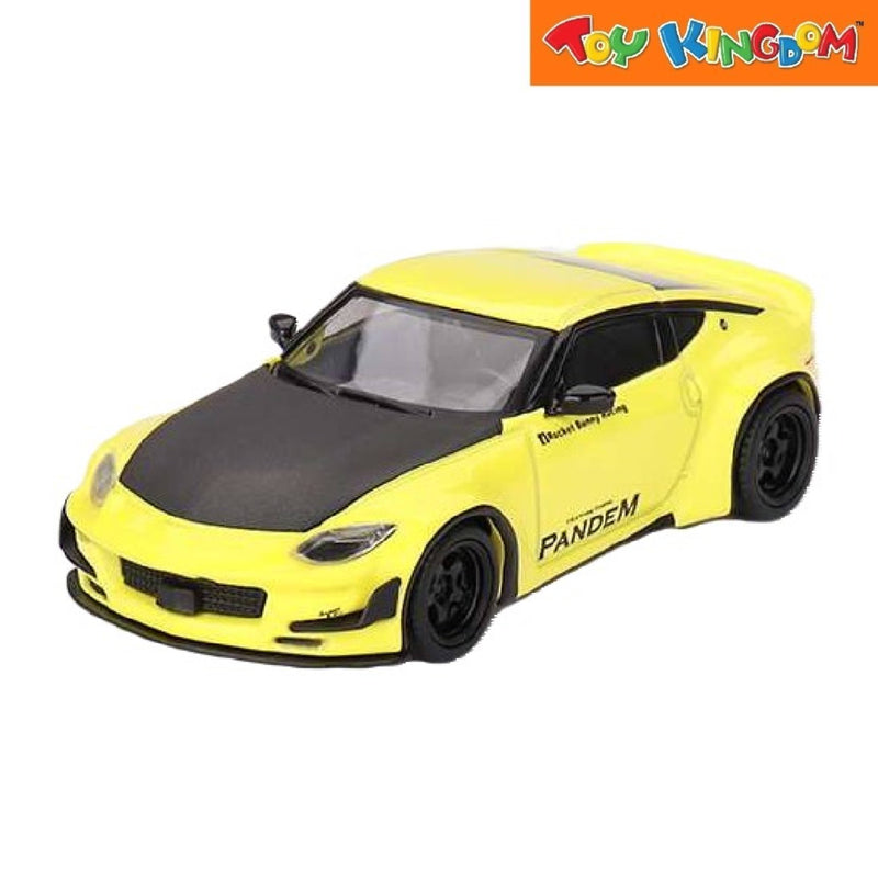 Mini GT Nissan Z Pandem Ikazuchi Yellow Die-cast