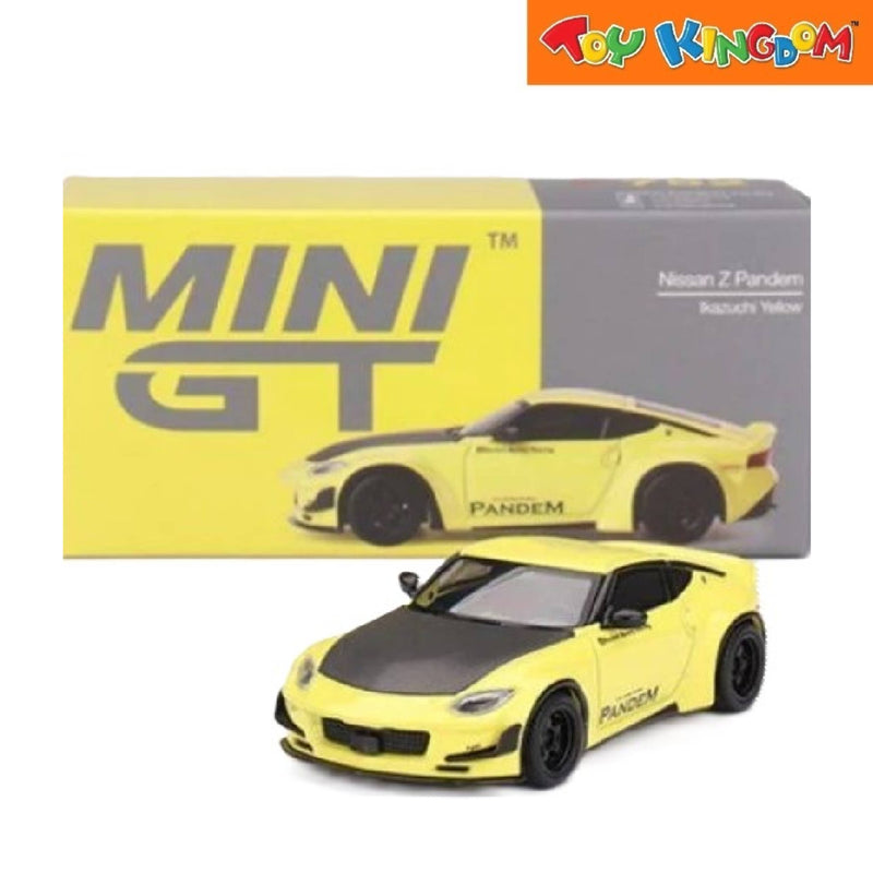 Mini GT Nissan Z Pandem Ikazuchi Yellow Die-cast