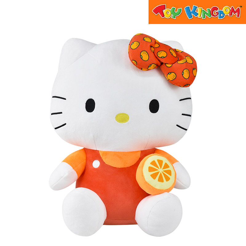 Hello Kitty With Orange 15 inch Plush