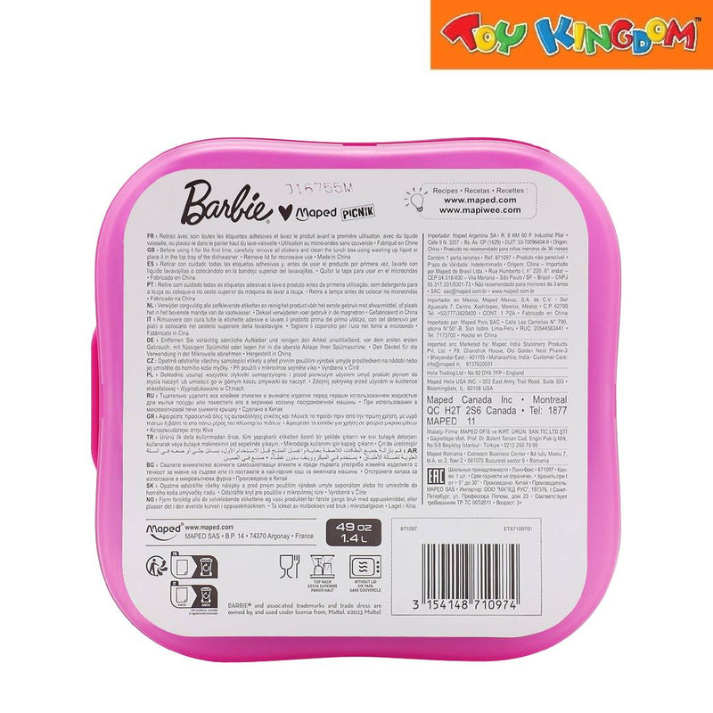 Maped Picnik Barbie Lunch Box