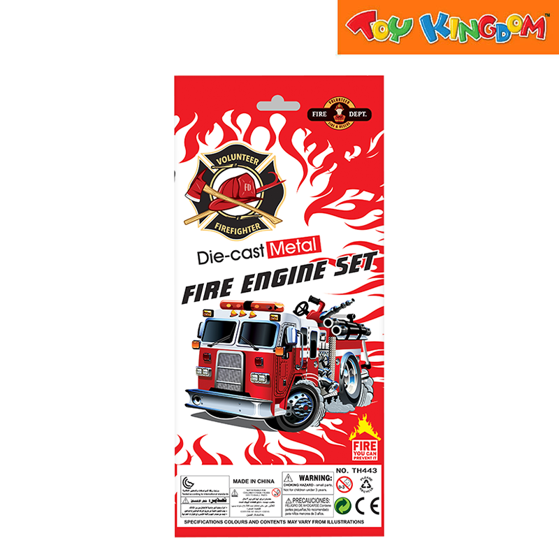 Container Truck Fire Dept Die-cast