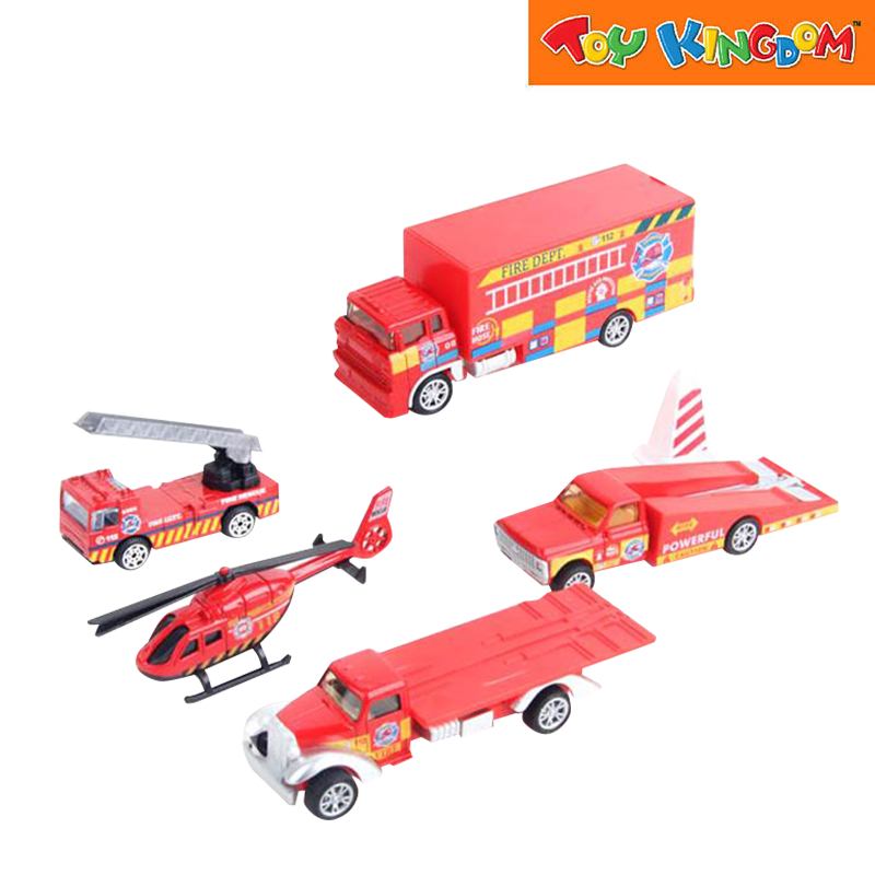 Container Truck Fire Dept Die-cast