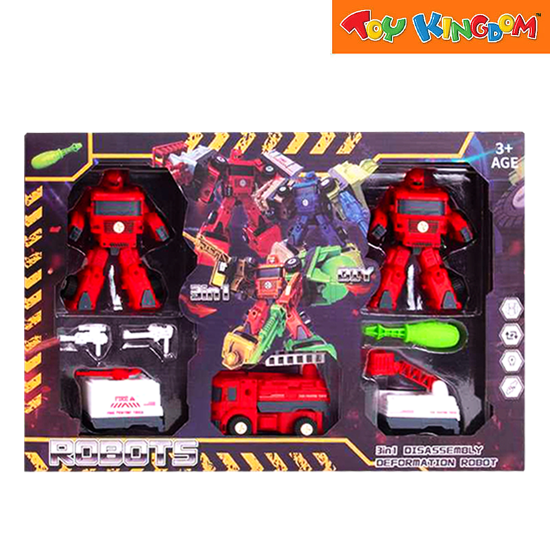 Fire Robot 3in1 Action Figure