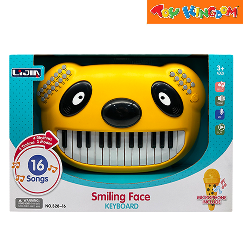 Smiling Face Yellow Electric Keyboard