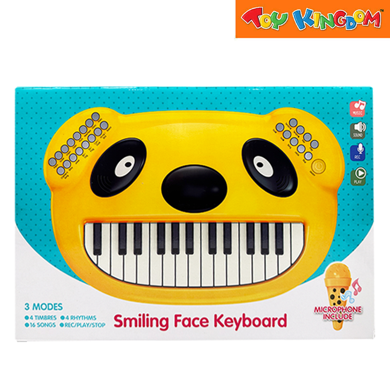 Smiling Face Yellow Electric Keyboard