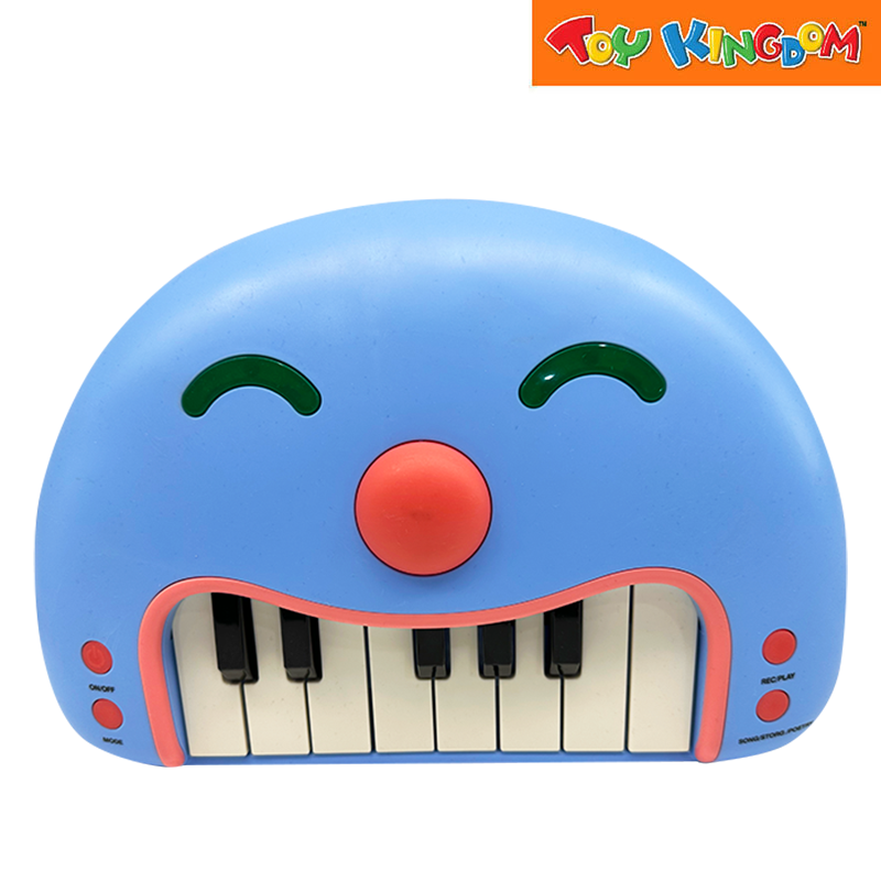 Smiling Face Blue Electric Keyboard