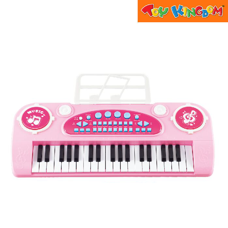 37 Keys Multi-Functional Pink Electronic Keyboard