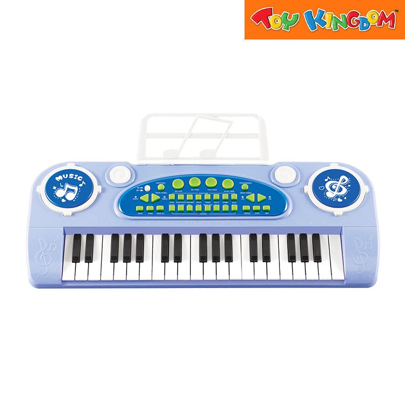 37 Keys Multi-Functional Blue Electronic Keyboard