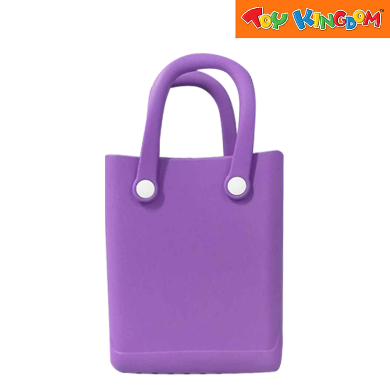 Purple Small Water Proof Silicon Tote Bag