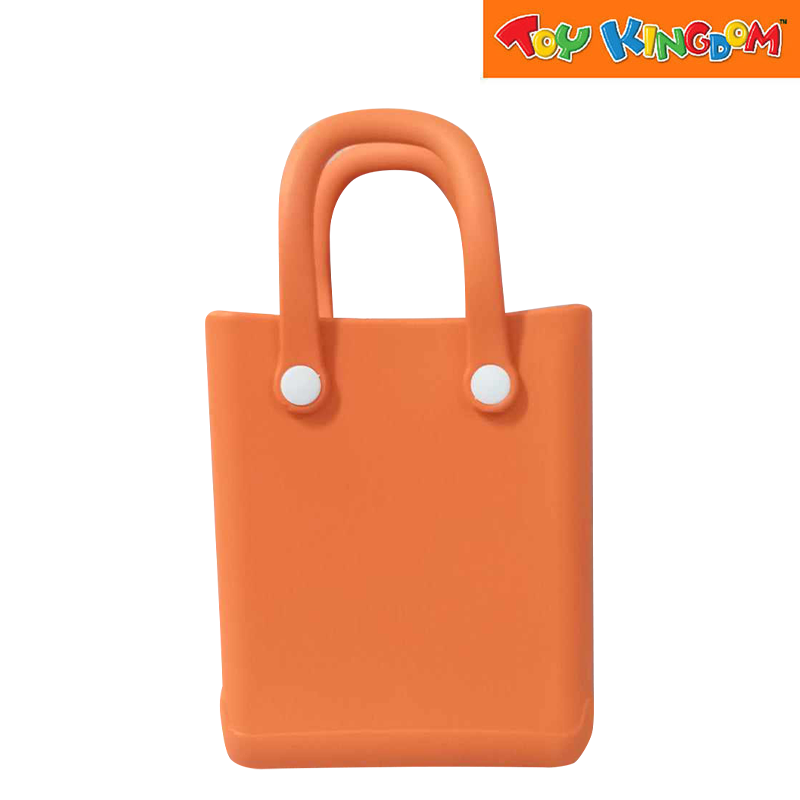 Orange Small Water Proof Silicon Tote Bag