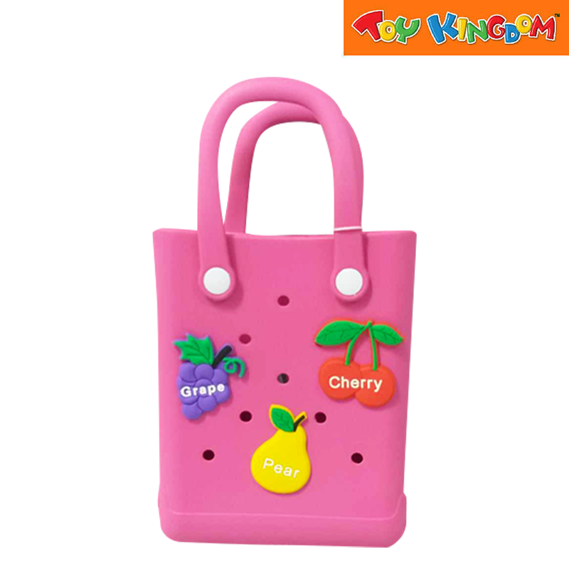 Pink Small Water Proof Silicon Tote Bag