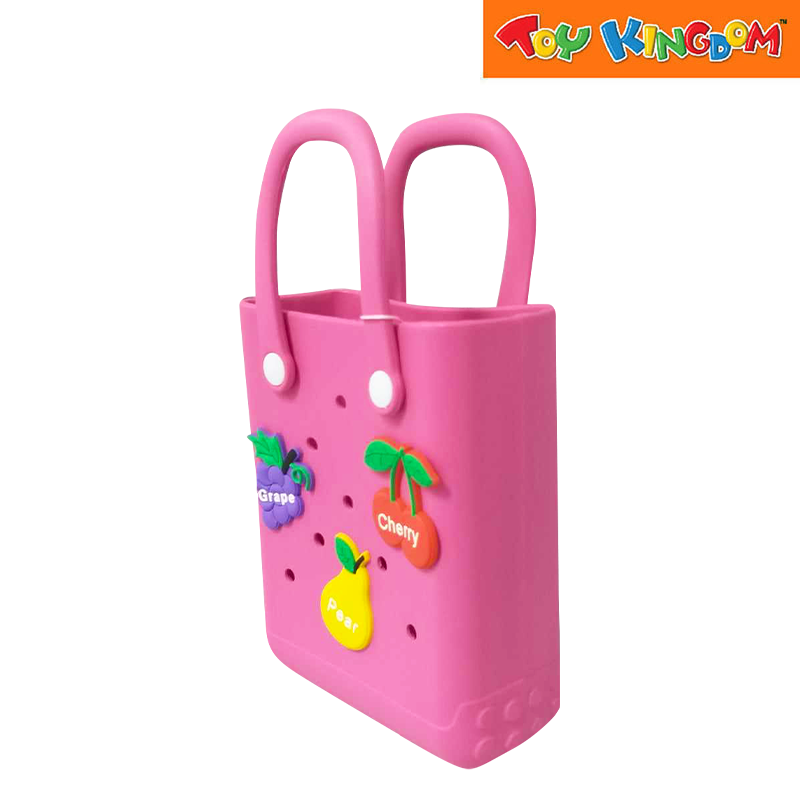 Pink Small Water Proof Silicon Tote Bag