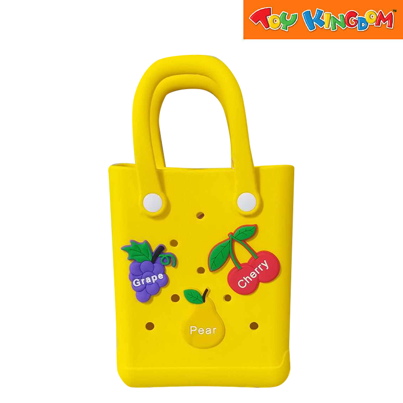 Yellow Small Water Proof Silicon Tote Bag