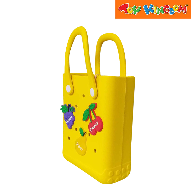 Yellow Small Water Proof Silicon Tote Bag